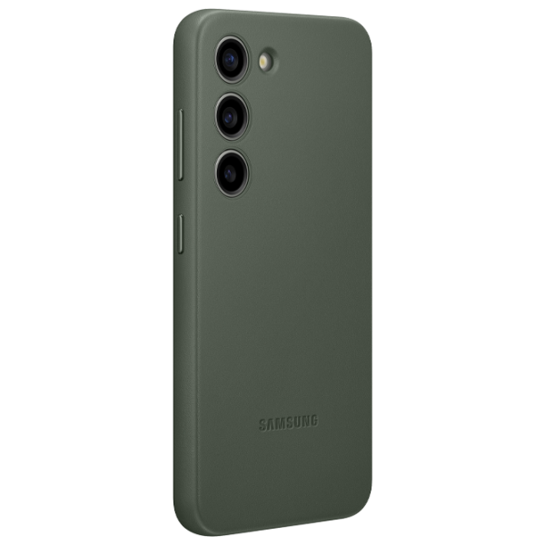 Чехол для смартфона Samsung Galaxy S23 Samsung/ Back/ Кожа/ Зелёный photo 3