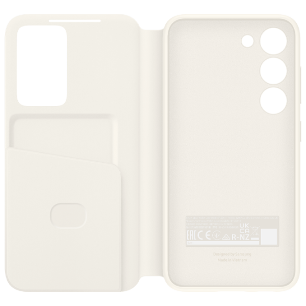 Чехол для смартфона Samsung Galaxy S23 Samsung/ Flip Cover View/ PU/ Cream Белый photo 2