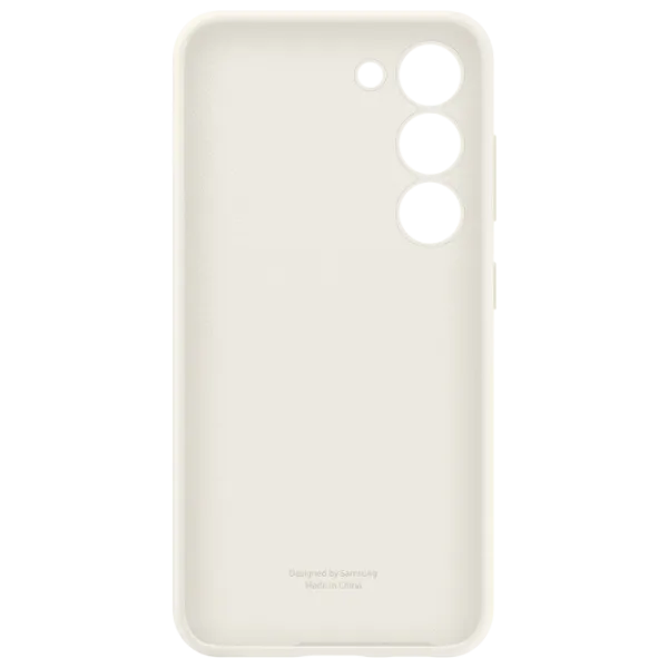 Чехол для смартфона Samsung Galaxy S23 Samsung / Back / ТПУ / Cotton Белый photo 2 Чехол для смартфона Samsung Galaxy S23 Samsung / Back / ТПУ / Cotton Белый photo 2