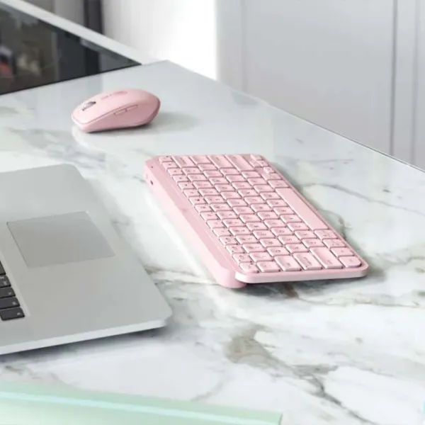 Клавиатура Logitech MX Keys mini US Беспроводные/ Rose photo 6