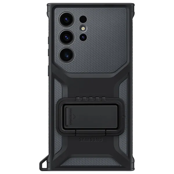 Чехол для смартфона Samsung Galaxy S23 Ultra Samsung/ Back/ PC/ PU/ Titan Черный photo 4