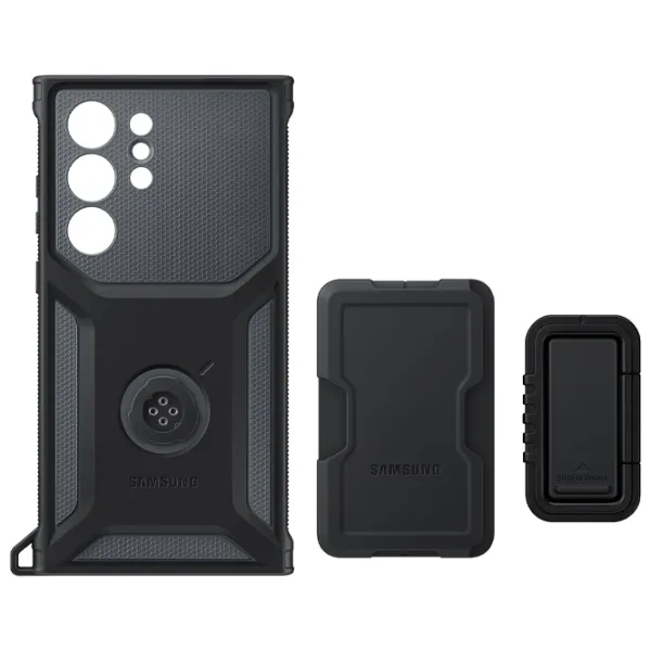 Чехол для смартфона Samsung Galaxy S23 Ultra Samsung/ Back/ PC/ PU/ Titan Черный photo 6