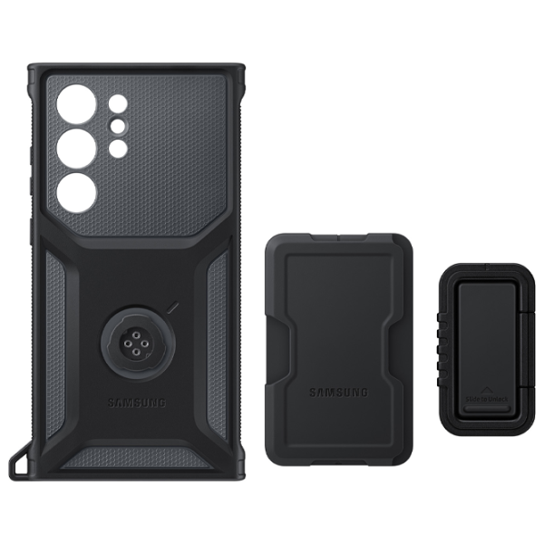 Чехол для смартфона Samsung Galaxy S23 Ultra Samsung/ Back/ PC/ PU/ Titan Черный photo 6