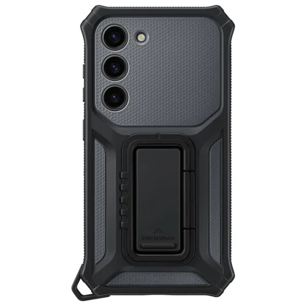 Husă pentru smartphone Samsung Galaxy S23 Samsung/ Back/ PC/ PU/ Titan Black photo 3