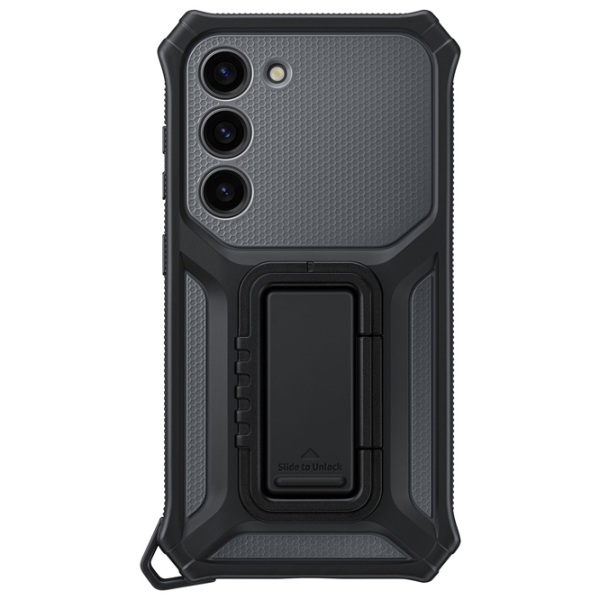 Husă pentru smartphone Samsung Galaxy S23 Samsung/ Back/ PC/ PU/ Titan Black photo 3