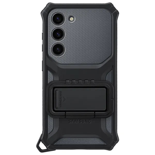 Husă pentru smartphone Samsung Galaxy S23 Samsung/ Back/ PC/ PU/ Titan Black photo 4