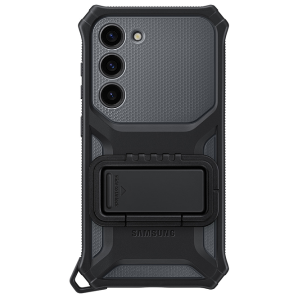 Husă pentru smartphone Samsung Galaxy S23 Samsung/ Back/ PC/ PU/ Titan Black photo 4