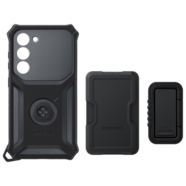 Husă pentru smartphone Samsung Galaxy S23 Samsung/ Back/ PC/ PU/ Titan Black photo 6
