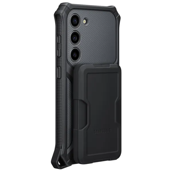 Husă pentru smartphone Samsung Galaxy S23 Samsung/ Back/ PC/ PU/ Titan Black photo 7