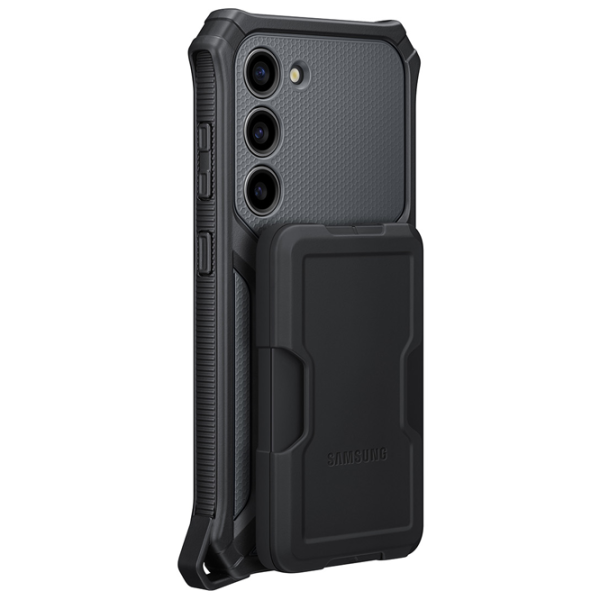 Husă pentru smartphone Samsung Galaxy S23 Samsung/ Back/ PC/ PU/ Titan Black photo 7