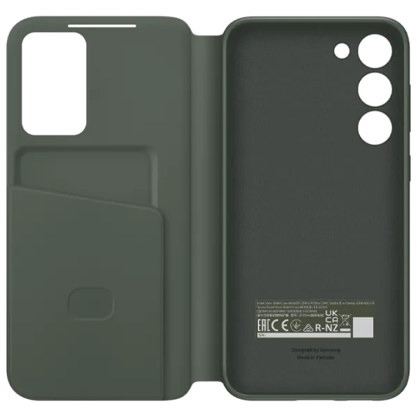 Чехол для смартфона Samsung Galaxy S23 Plus Samsung/ Flip Cover View/ PU/ Khaki Зелёный photo 3