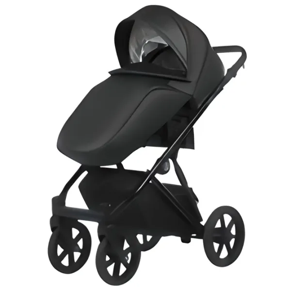 Cărucior pentru copil Quali Essen Eco 2 in 1 E97/ Black photo 4