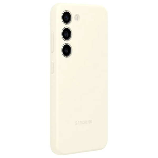 Чехол для смартфона Samsung Galaxy S23 Plus Samsung/ Back/ TPU/ Cotton Белый photo 3