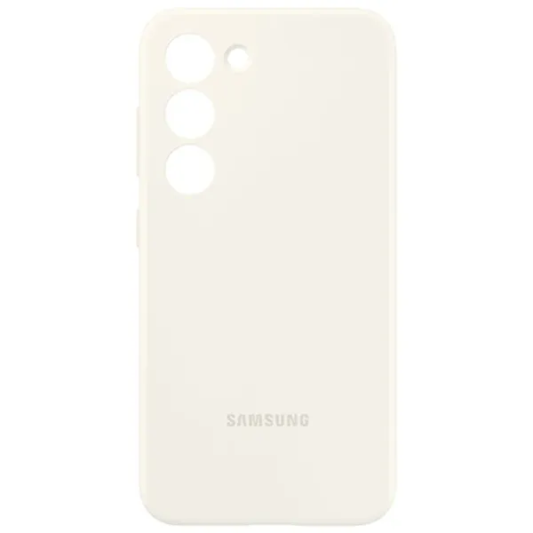 Чехол для смартфона Samsung Galaxy S23 Plus Samsung/ Back/ TPU/ Cotton Белый photo 4