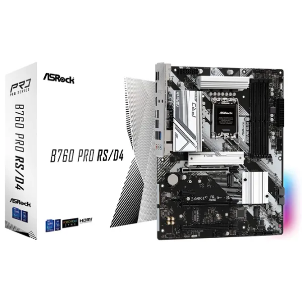 Материнская плата ASRock B760 PRO RS/ D4 ATX/ Intel B760 photo 4
