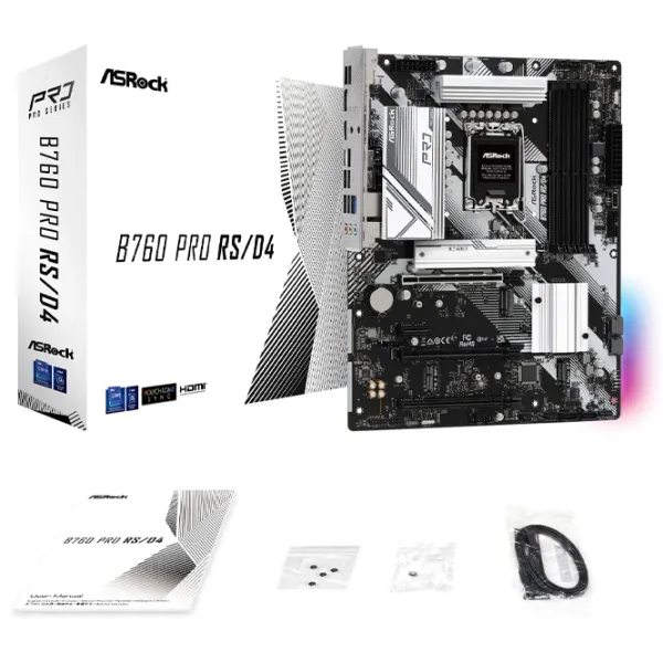 Материнская плата ASRock B760 PRO RS/ D4 ATX/ Intel B760 photo 5