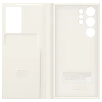 Husă pentru smartphone Samsung Galaxy S23 Ultra Samsung/ Flip Cover View/ PU/ Cream White photo 2