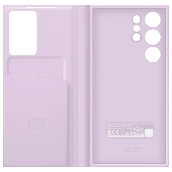 Чехол для смартфона Samsung Galaxy S23 Ultra Samsung/ Flip Cover View/ PU/ Lavender Пурпурный photo 2