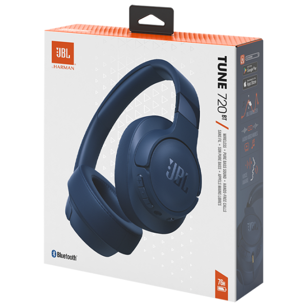 Наушники JBL Tune 720BT Синий Беспроводные/ Персональный photo 9 Наушники JBL Tune 720BT Синий Беспроводные/ Персональный photo 9