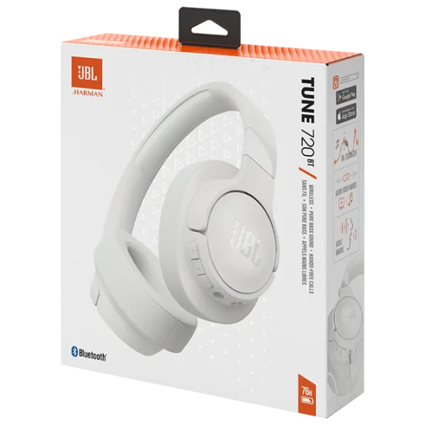 Наушники JBL Tune 720BT Белый Беспроводные/ Персональный photo 9 Наушники JBL Tune 720BT Белый Беспроводные/ Персональный photo 9