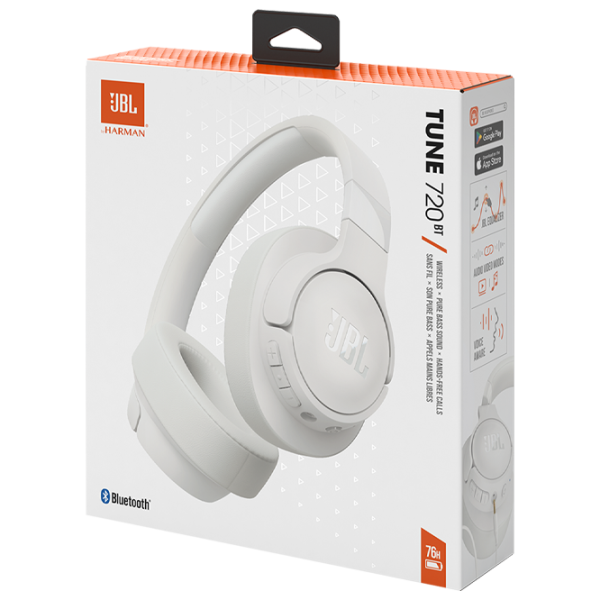 Наушники JBL Tune 720BT Белый Беспроводные/ Персональный photo 9 Наушники JBL Tune 720BT Белый Беспроводные/ Персональный photo 9