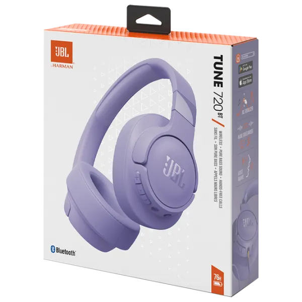 Наушники JBL Tune 720BT Пурпурный Беспроводные/ Персональный photo 9 Наушники JBL Tune 720BT Пурпурный Беспроводные/ Персональный photo 9
