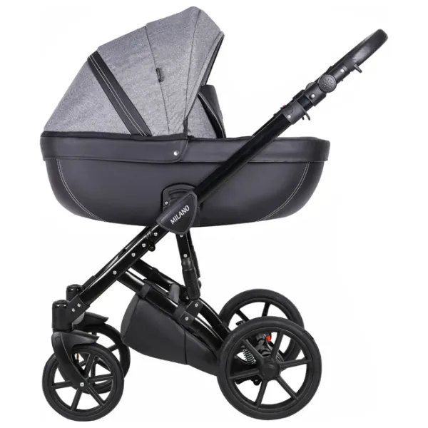 Cărucior pentru copil Quali Milano 2 in 1 M4/ Gray photo 2