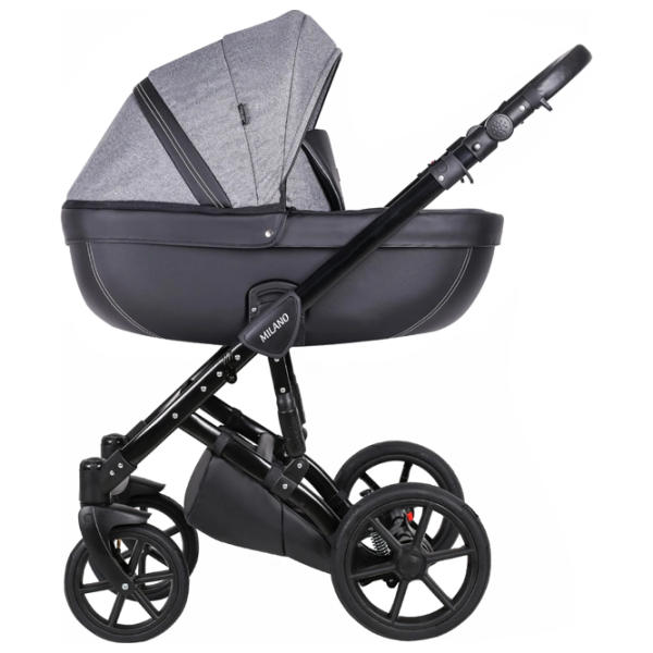 Cărucior pentru copil Quali Milano 2 in 1 M4/ Gray photo 2