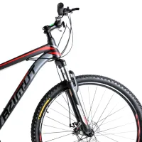Bicicletă Azimut AZ 40D 29" 19" Oțel/ Black Red photo 4