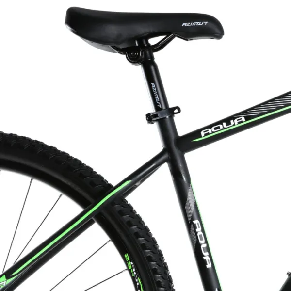 Bicicletă Azimut Aqua 29" 17" Oțel/ Black Green photo 3