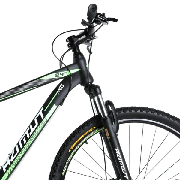 Bicicletă Azimut Aqua 29" 17" Oțel/ Black Green photo 4