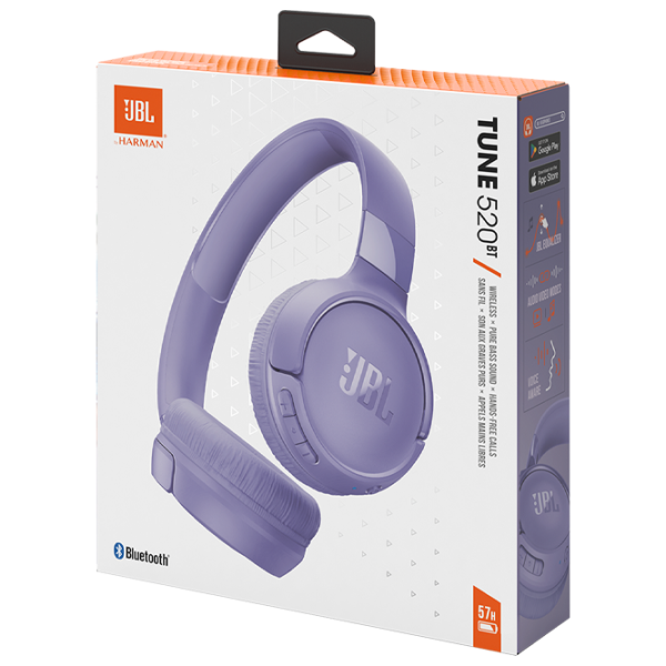 Căști JBL Tune 520BT Purple Fără fir/ Personal photo 10 Căști JBL Tune 520BT Purple Fără fir/ Personal photo 10