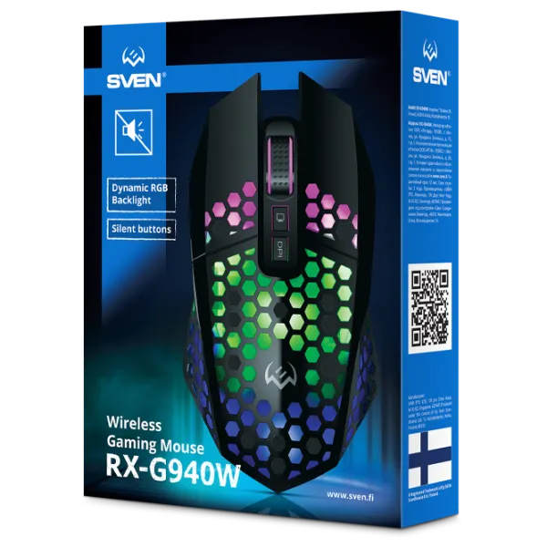 Мышь Sven RX-G940W USB/ Черный photo 14