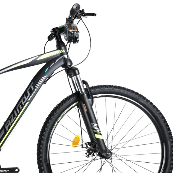 Bicicletă Azimut Nevada 29" 19" Oțel/ Black Green photo 4 Bicicletă Azimut Nevada 29" 19" Oțel/ Black Green photo 4