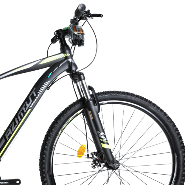 Bicicletă Azimut Nevada 29" 19" Oțel/ Black Green photo 4 Bicicletă Azimut Nevada 29" 19" Oțel/ Black Green photo 4