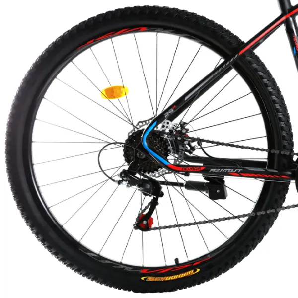 Bicicletă Azimut Nevada 29" 19" Oțel/ Black Red photo 2 Bicicletă Azimut Nevada 29" 19" Oțel/ Black Red photo 2