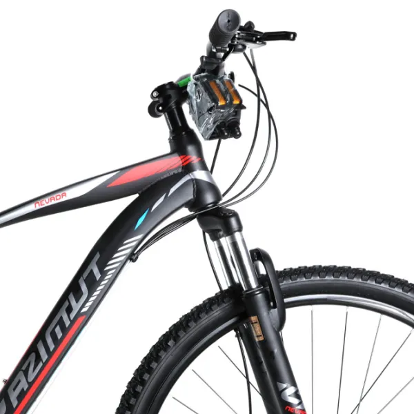 Bicicletă Azimut Nevada 29" 19" Oțel/ Black Red photo 4 Bicicletă Azimut Nevada 29" 19" Oțel/ Black Red photo 4