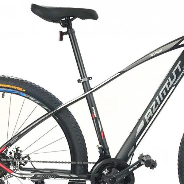 Bicicletă Azimut Nevada 29" 19" Oțel/ Black White photo 3 Bicicletă Azimut Nevada 29" 19" Oțel/ Black White photo 3