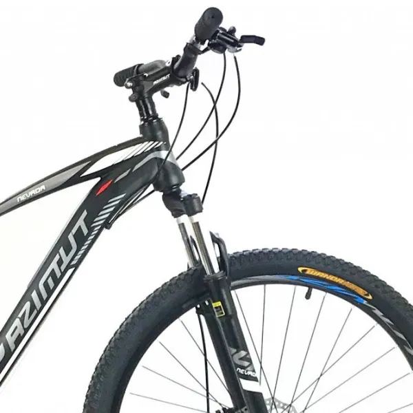 Bicicletă Azimut Nevada 29" 19" Oțel/ Black White photo 4 Bicicletă Azimut Nevada 29" 19" Oțel/ Black White photo 4