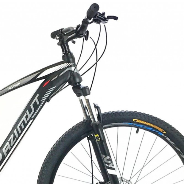 Bicicletă Azimut Nevada 29" 19" Oțel/ Black White photo 4 Bicicletă Azimut Nevada 29" 19" Oțel/ Black White photo 4