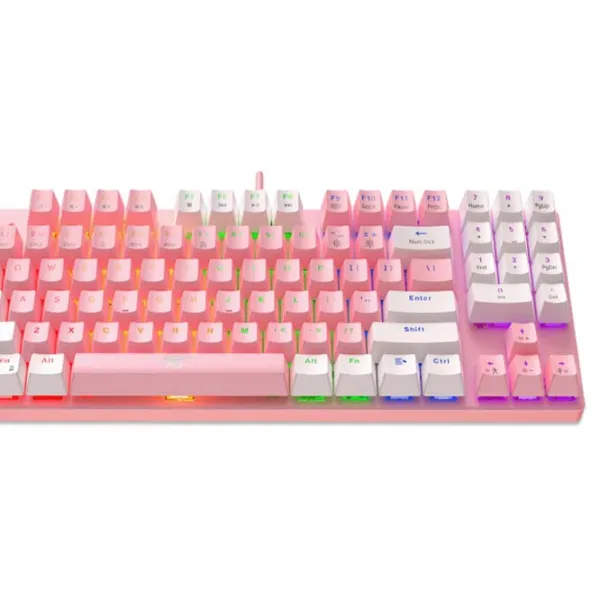 Клавиатура Havit KB512L Проводная/ Розовый photo 4