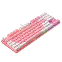 Клавиатура Havit KB512L Проводная / Розовый photo 5