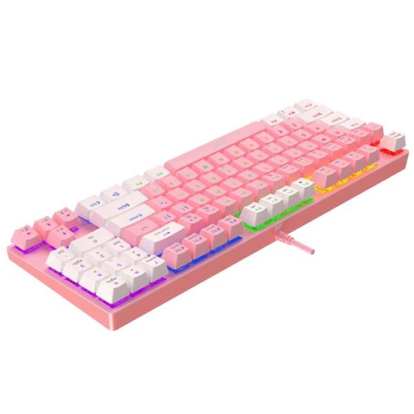Клавиатура Havit KB512L Проводная/ Розовый photo 6