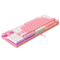 Клавиатура Havit KB512L Проводная / Розовый photo 6