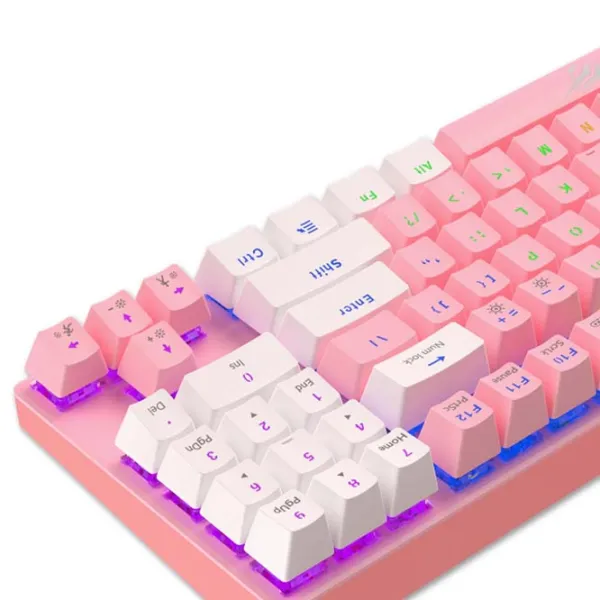 Клавиатура Havit KB512L Проводная/ Розовый photo 7