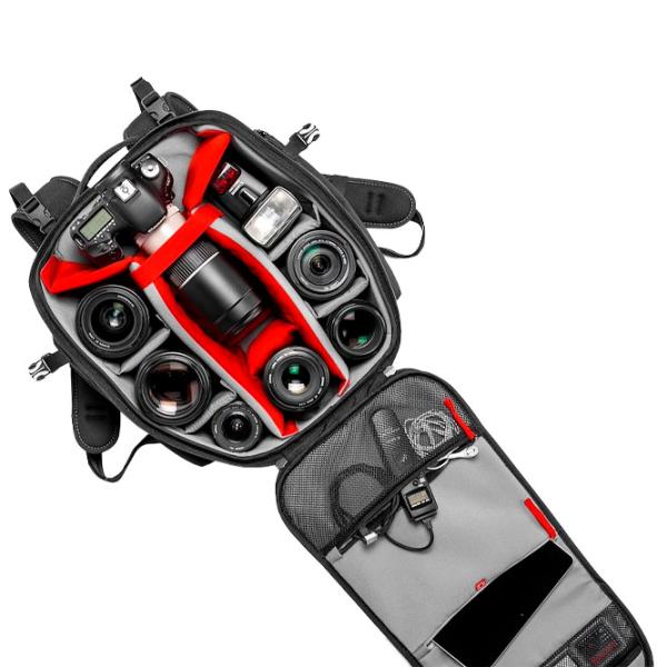 Рюкзак для фотоаппарата Manfrotto Pro 20 Nailon/ Черный photo 6 Рюкзак для фотоаппарата Manfrotto Pro 20 Nailon/ Черный photo 6