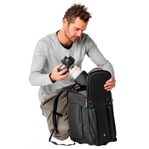 Рюкзак для фотоаппарата Manfrotto Pro 20 Nailon/ Черный photo 8 Рюкзак для фотоаппарата Manfrotto Pro 20 Nailon/ Черный photo 8
