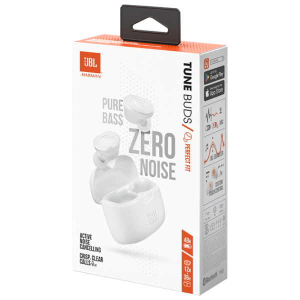 Наушники JBL Tune Buds Белый Беспроводные/ Персональный photo 9 Наушники JBL Tune Buds Белый Беспроводные/ Персональный photo 9