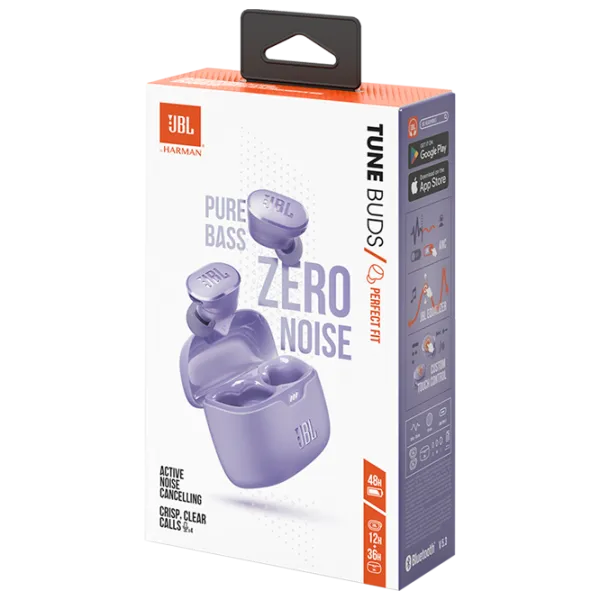 Наушники JBL Tune Buds Пурпурный Беспроводные/ Персональный photo 9 Наушники JBL Tune Buds Пурпурный Беспроводные/ Персональный photo 9