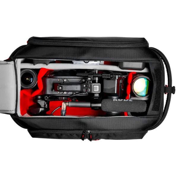 Geantă pentru aparat foto Manfrotto 195N Pro Light Camcorder Nailon/ Black photo 6 Geantă pentru aparat foto Manfrotto 195N Pro Light Camcorder Nailon/ Black photo 6